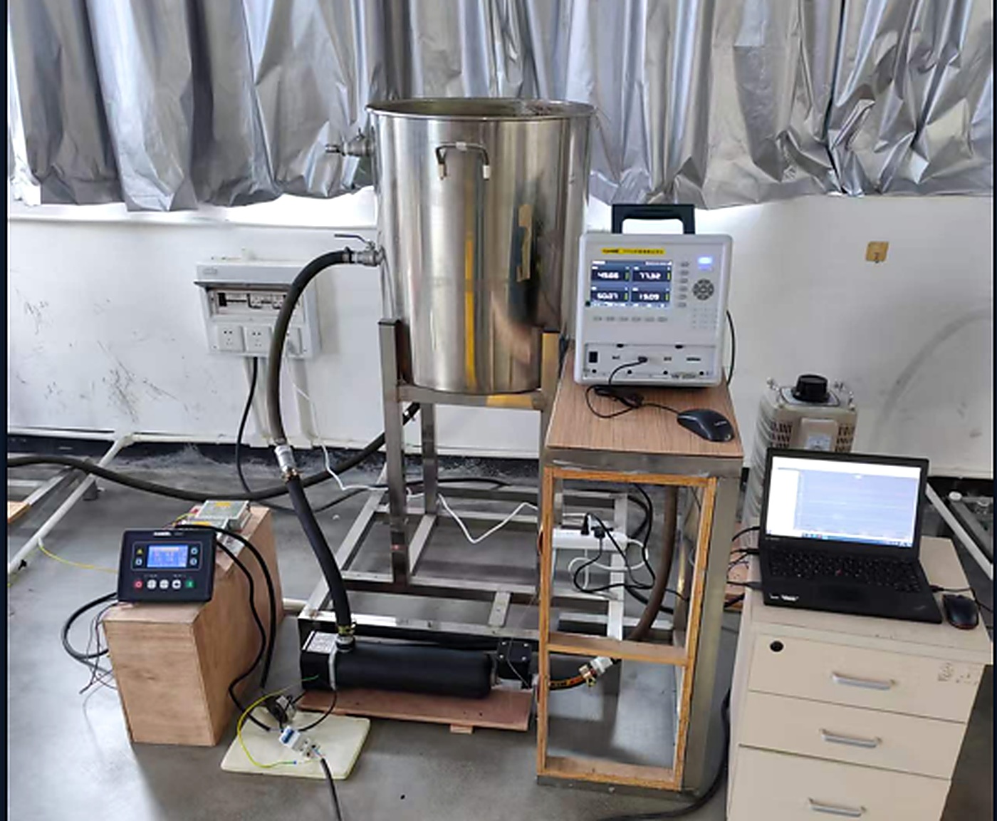 Home EHC engine preheater aging test setup