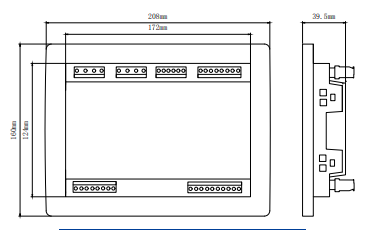 Generator Controllers GM66 Series outline drawing