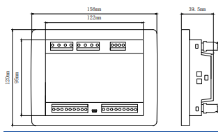 Generator Controllers GM810 and GM811 outline drawing