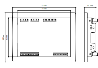 Generator Controllers GM82 and GM83 Series outline drawing