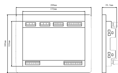 ATS Controllers TM5520 and TM5530 dimensions