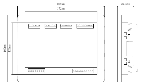 ATS Controllers TM5551 dimensions